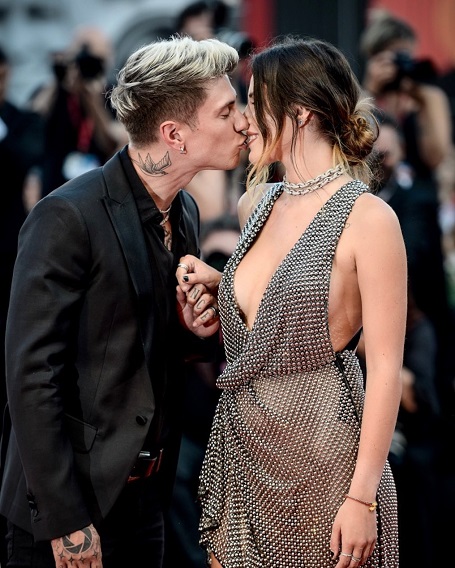 The pair were smitten at the Venice Film Festival on Saturday.